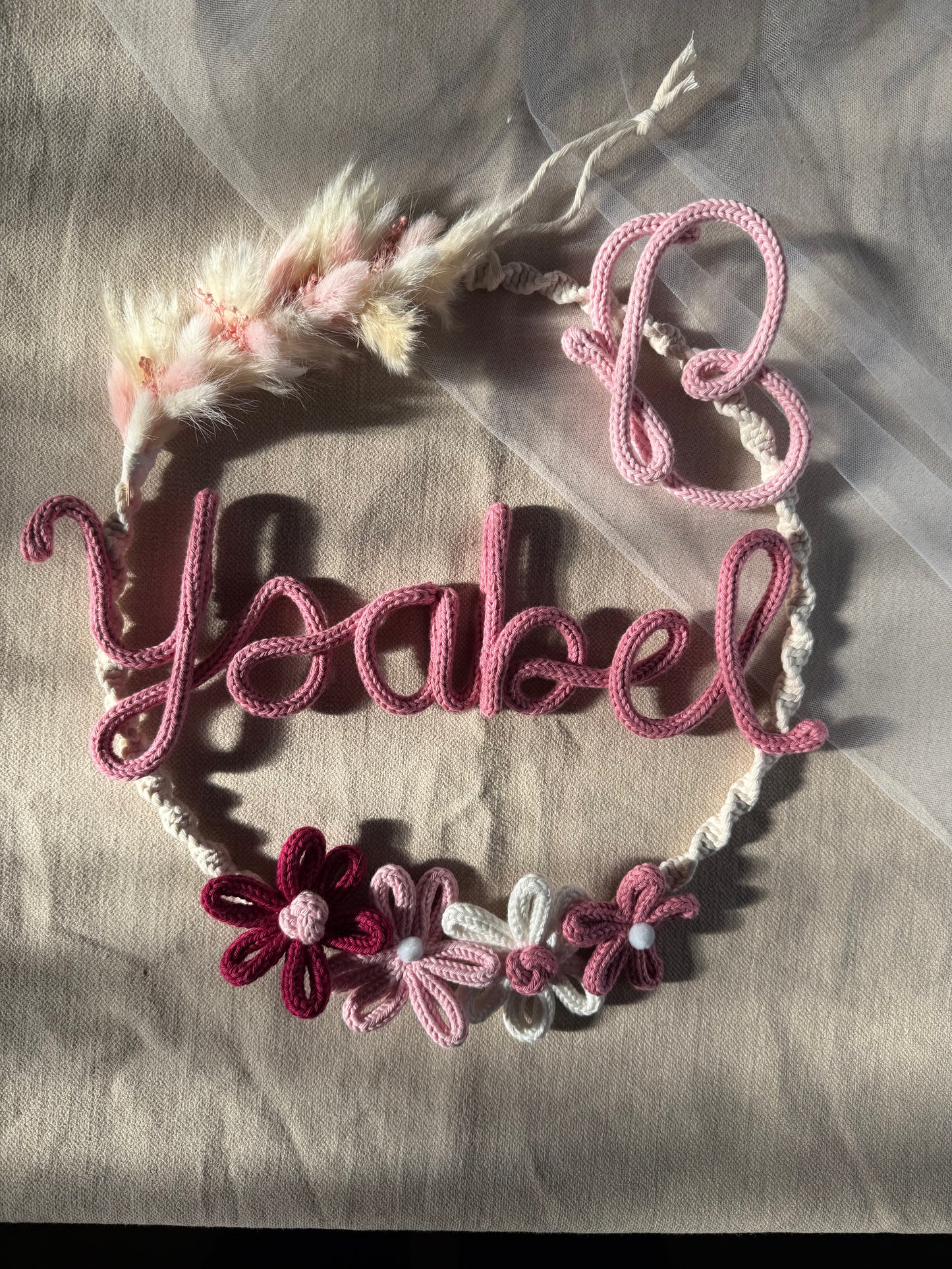 Fiocco / Ghirlanda nascita modello Cecilia