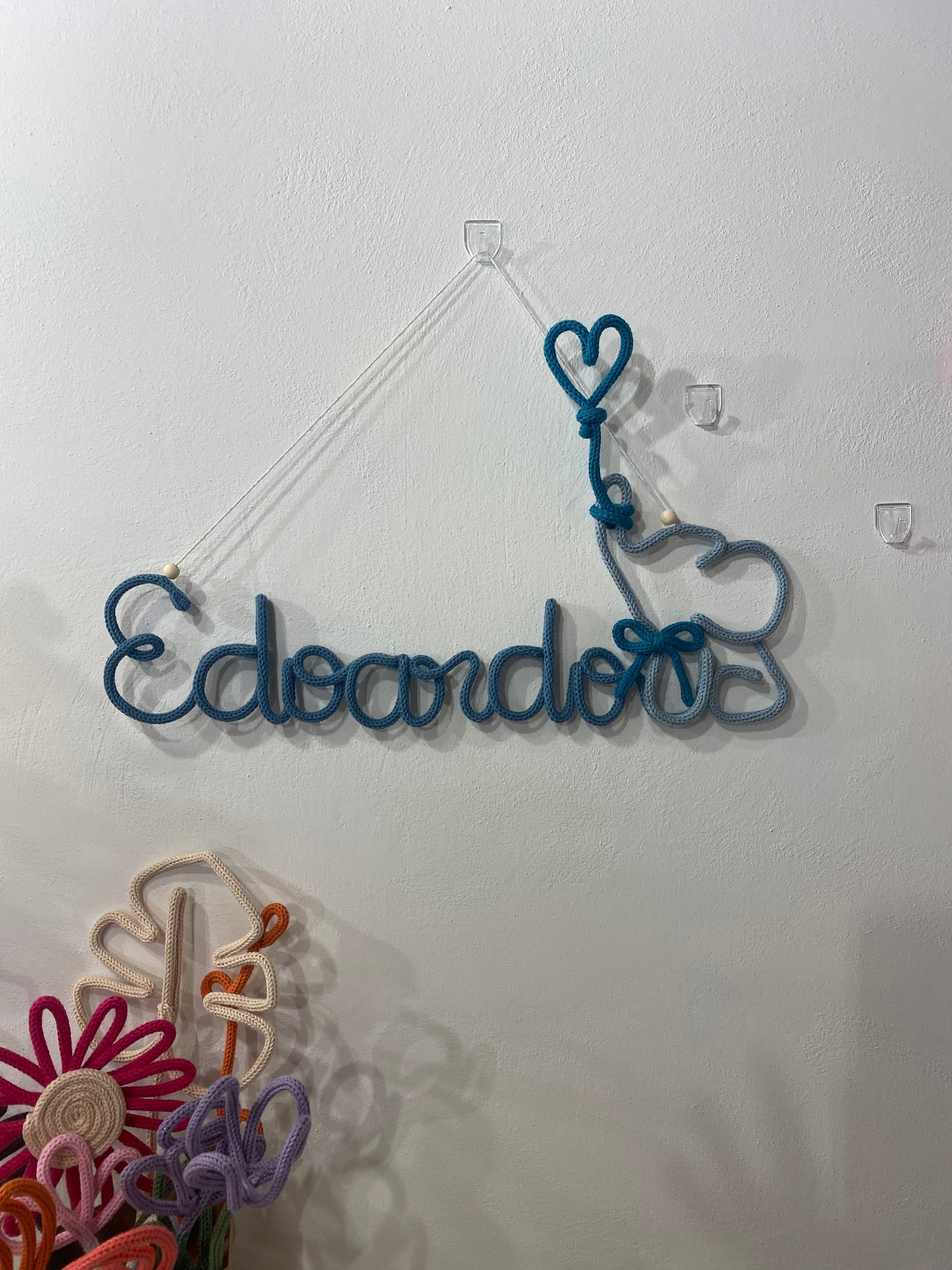 Nome in filo con Decoro